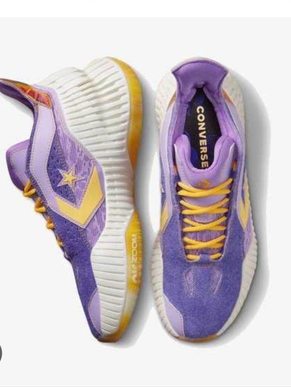 Converse All Star CP Bb Prototype Granddaddy Jelly Purple & Gold Sneakers 8.5
